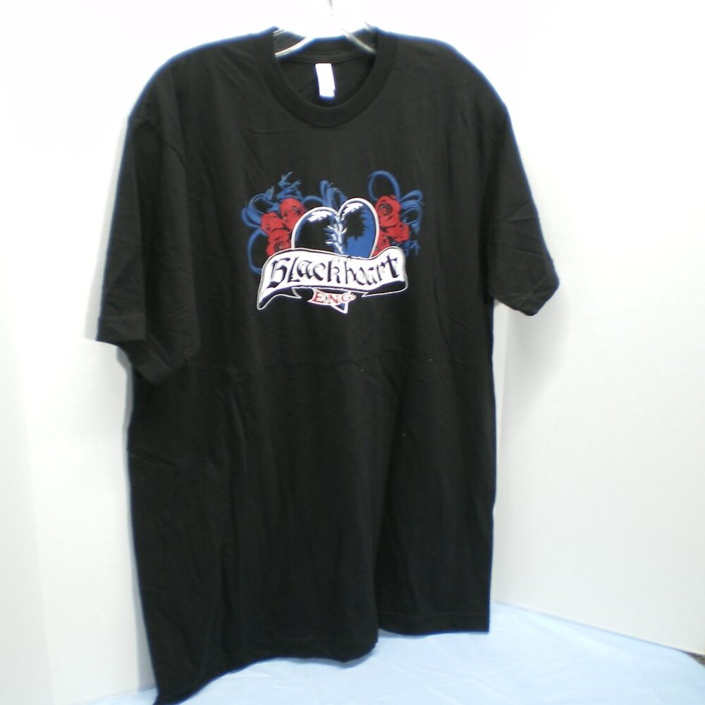 Blackheart Eng. Graphic Tee Shirt, Size Large